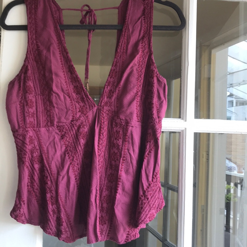 Free People Purple Top